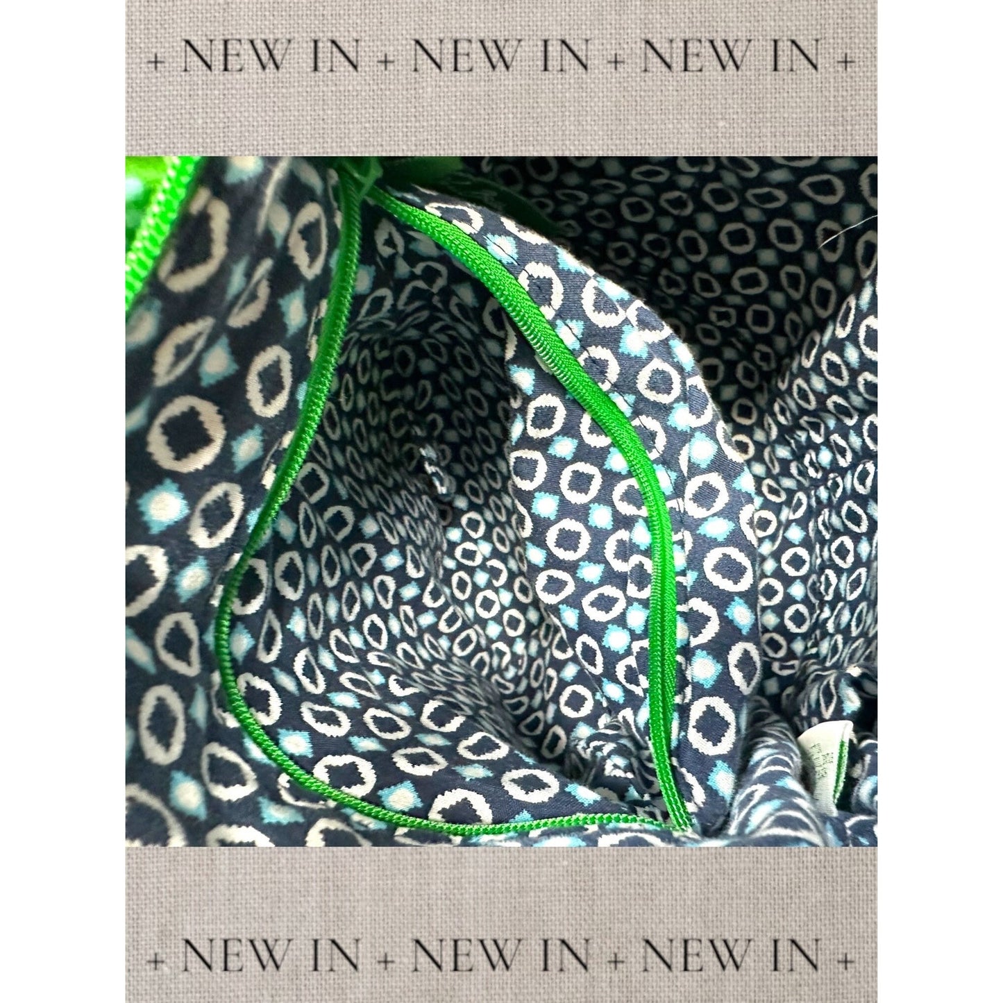 Vera Bradley upstyled with Jockey Silks motif. cotton