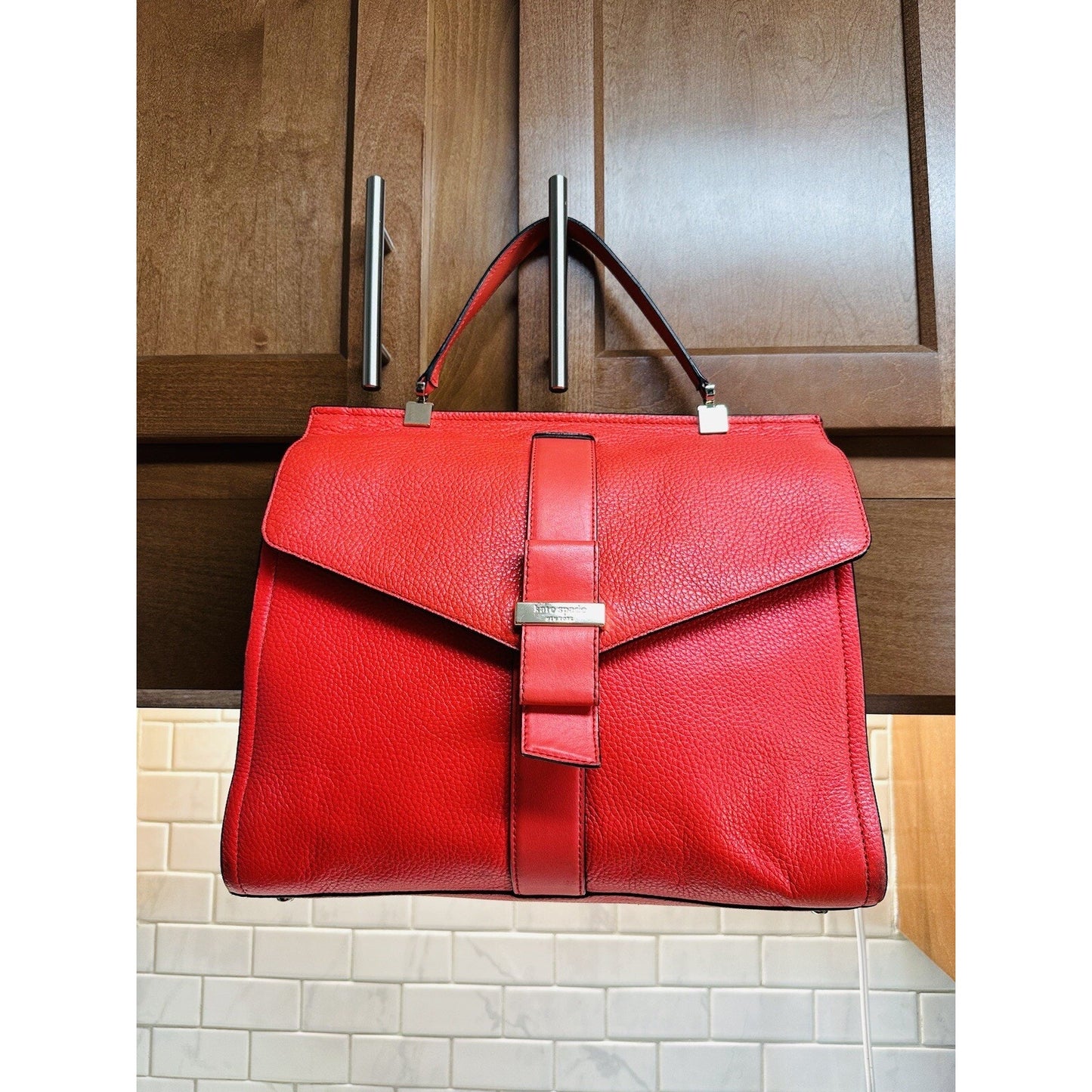 Kate spade WKRU3801 F067 0316 Lipstick red leather Stunner with Bold Fresh Hues