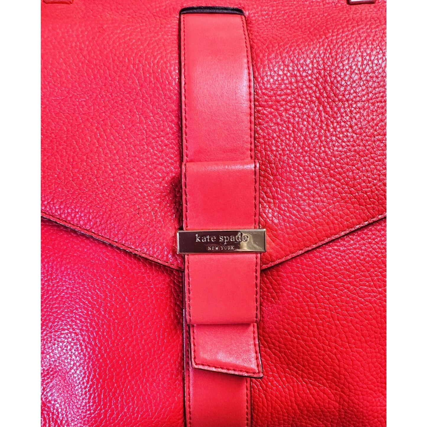 Kate spade WKRU3801 F067 0316 Lipstick red leather Stunner with Bold Fresh Hues