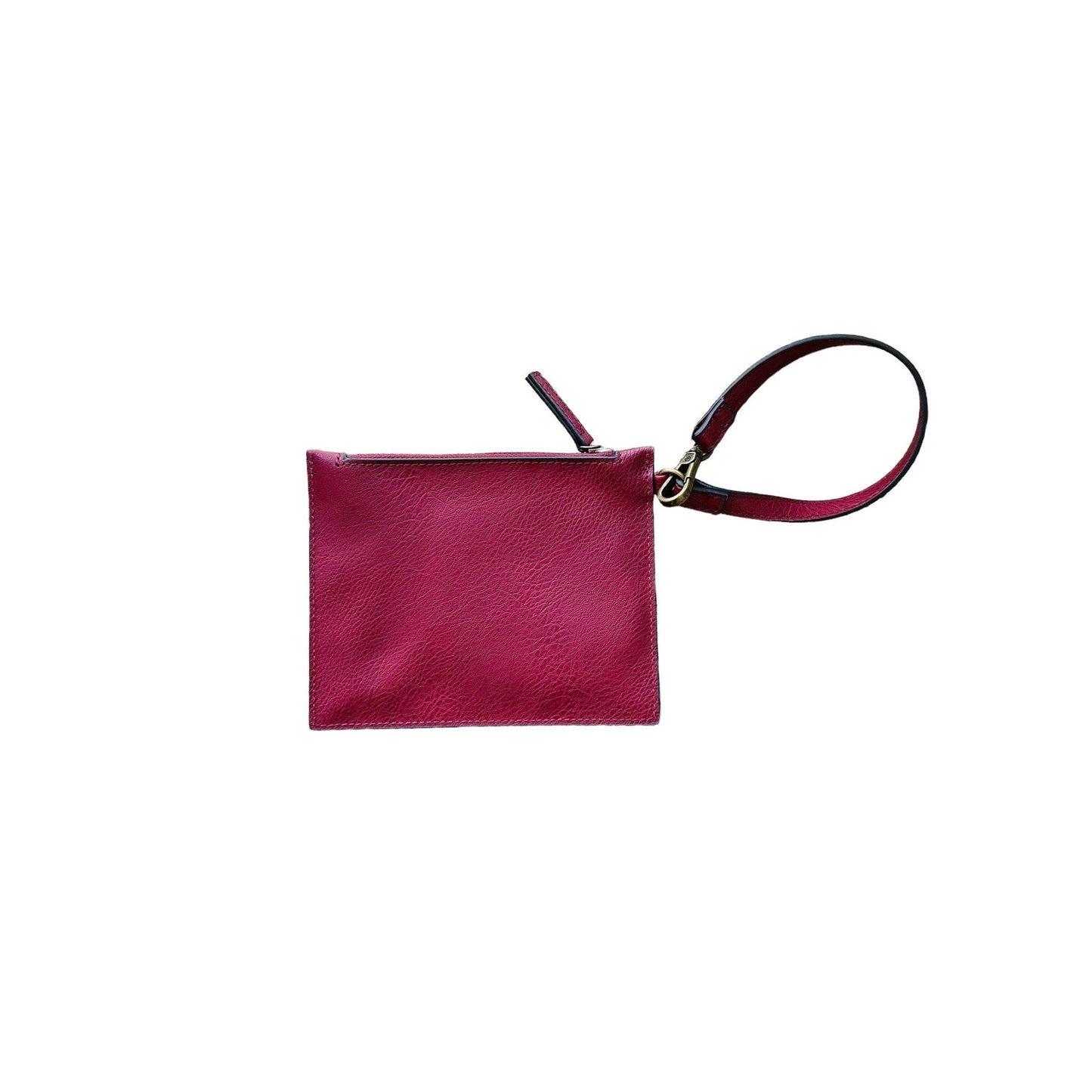 Exceptional hand painted wristlet clutch