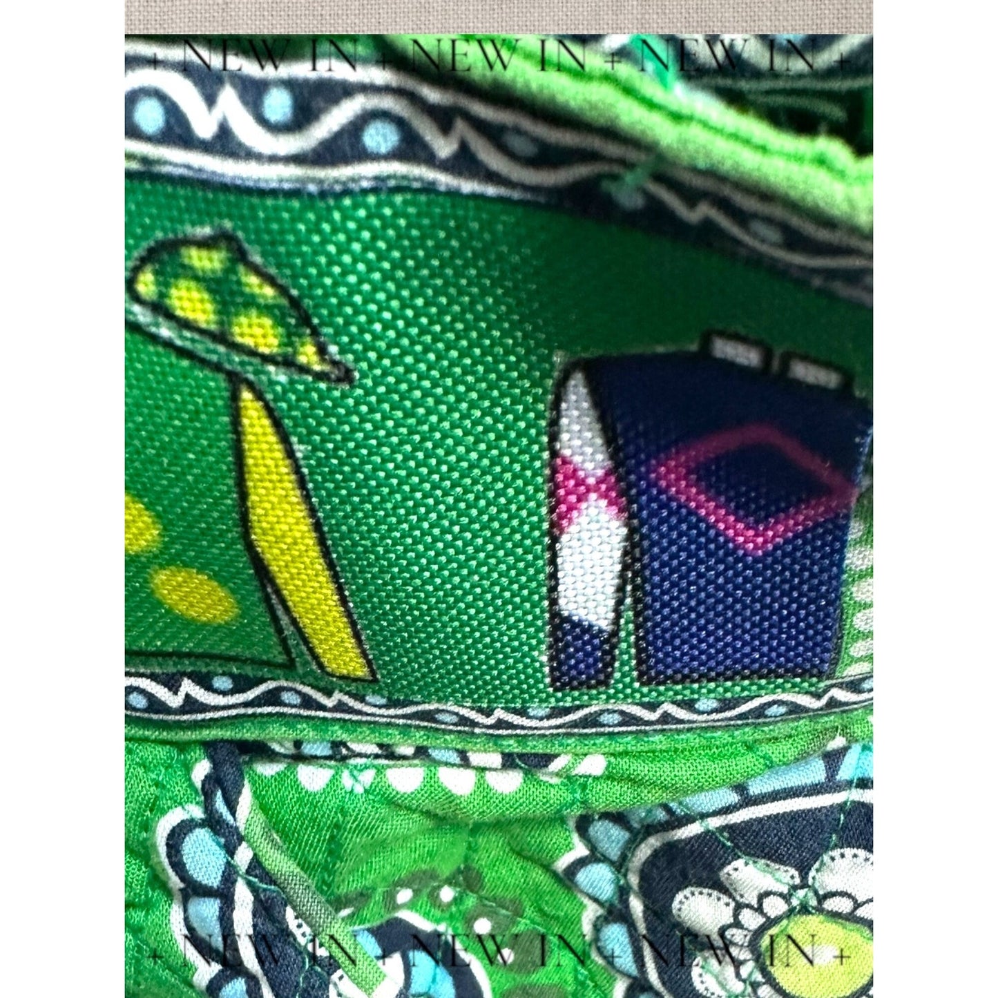 Vera Bradley upstyled with Jockey Silks motif. cotton
