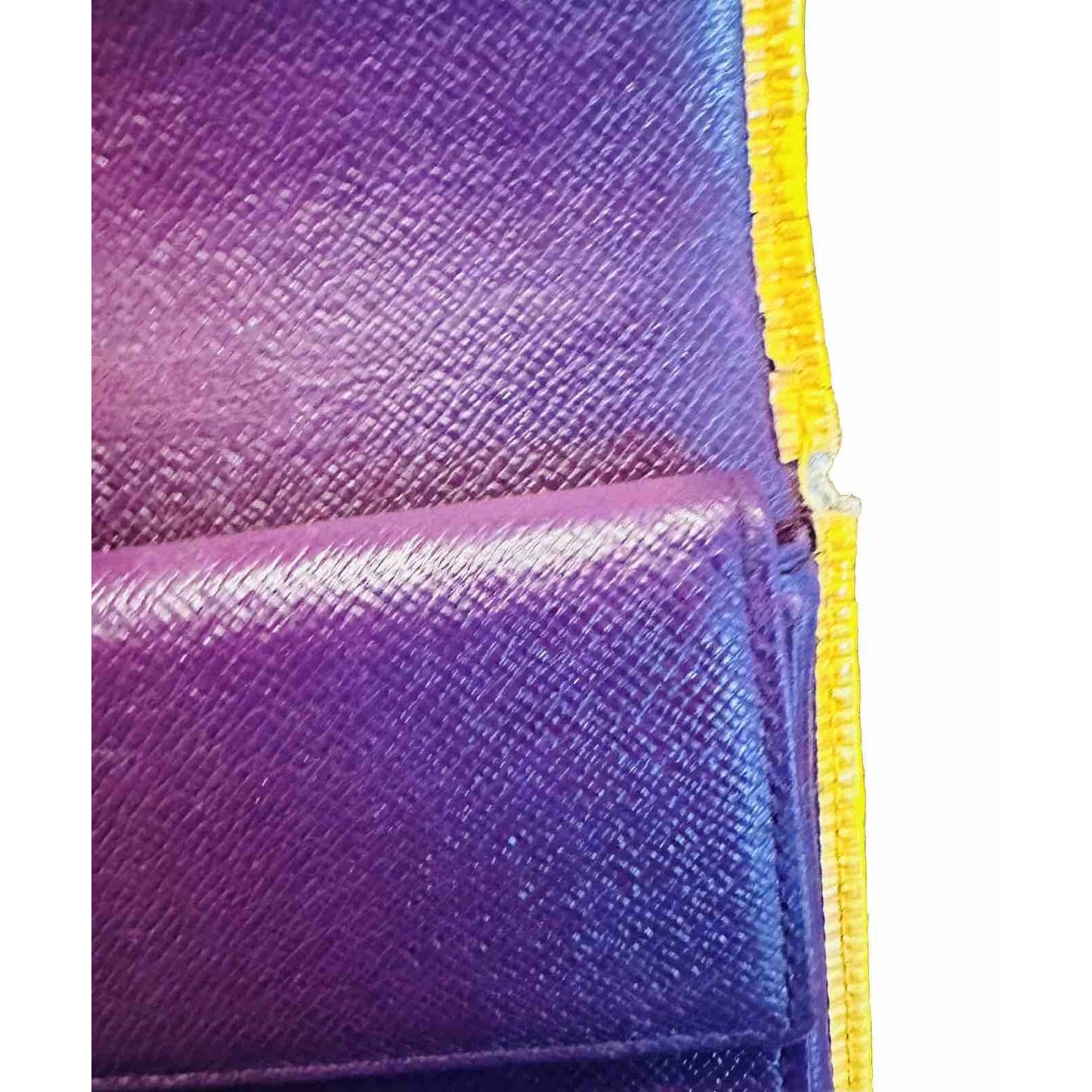 Authentic LOUIS VUITTON Epi Porte Tresor International Snap Wallet in Yellow
