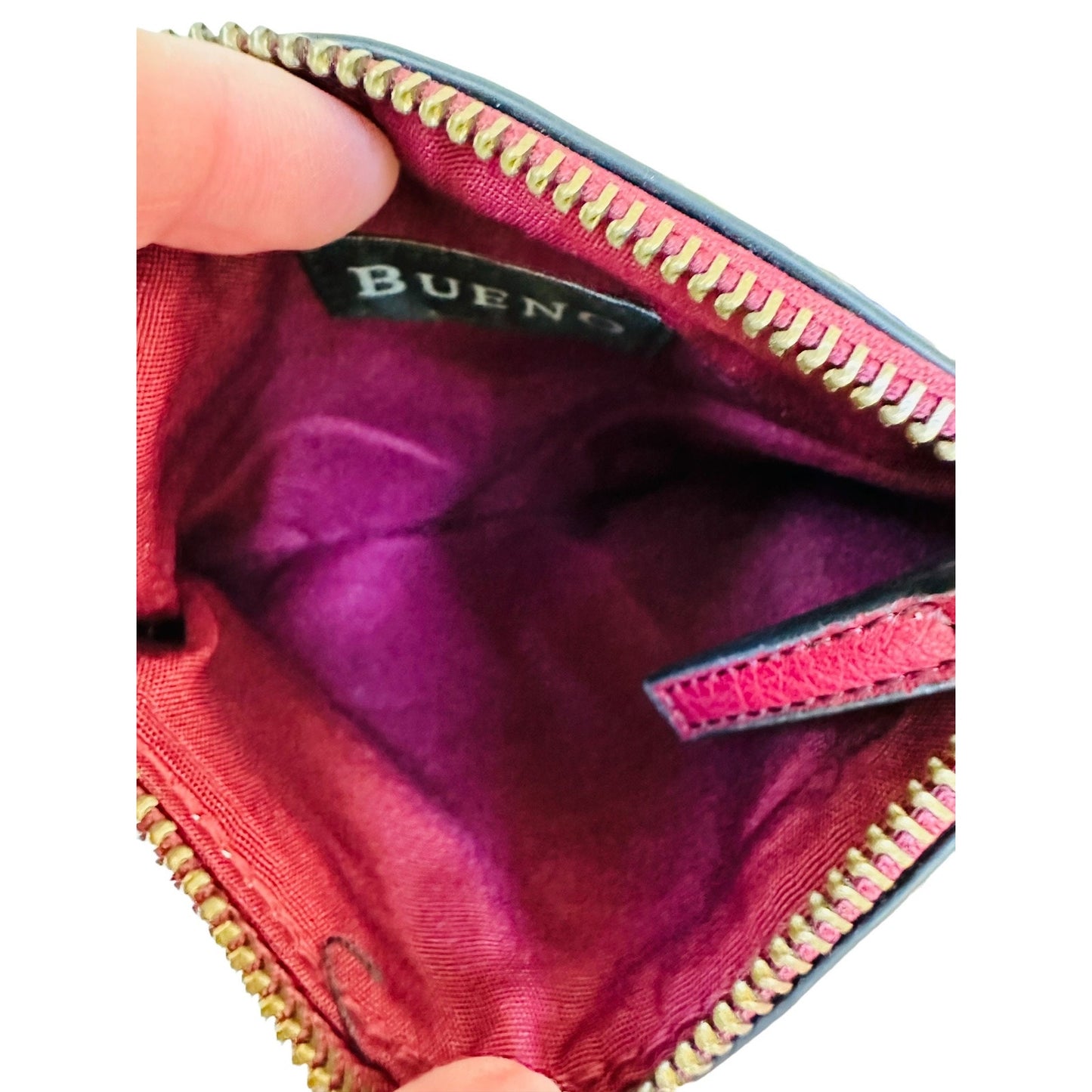Exceptional hand painted wristlet clutch