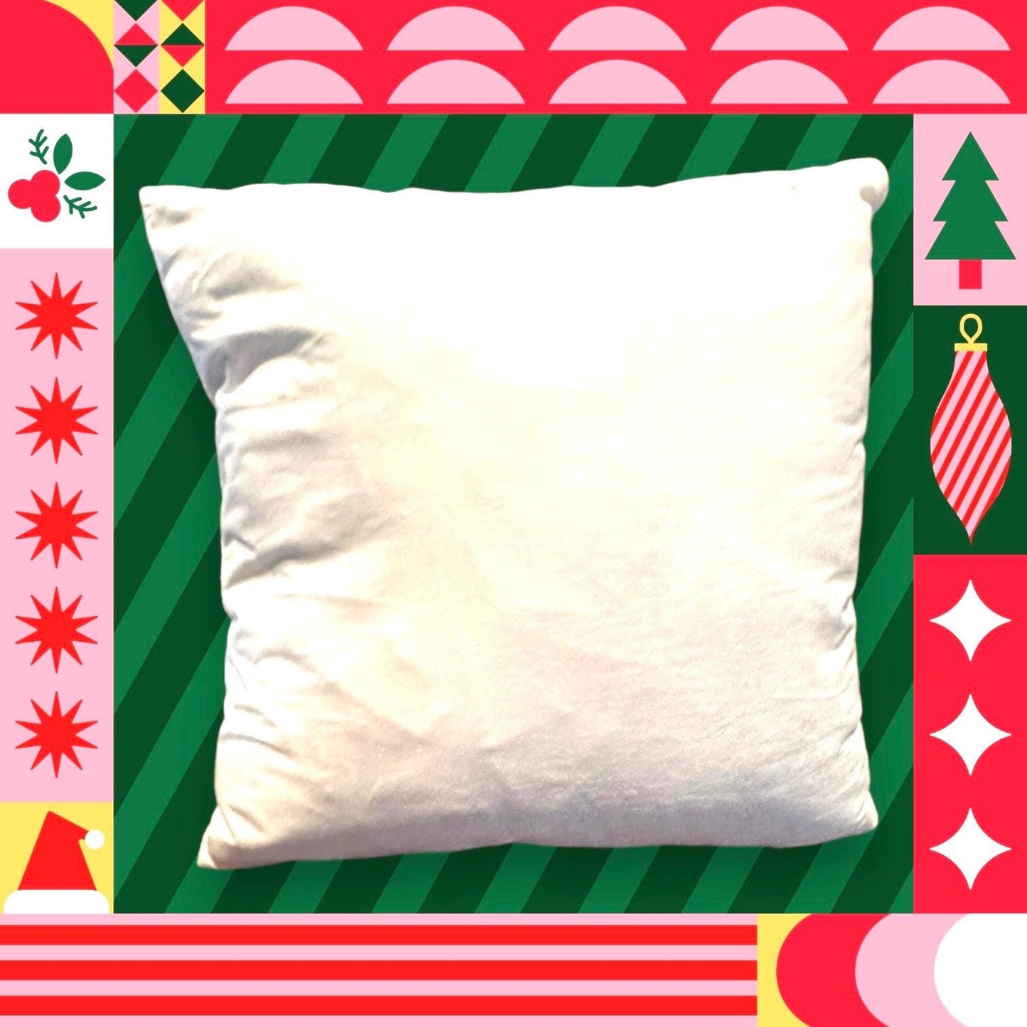 Farmhouse simple winter  pillow in 16 x 16 soft velour. This one delights with NutCrackers . Cover only