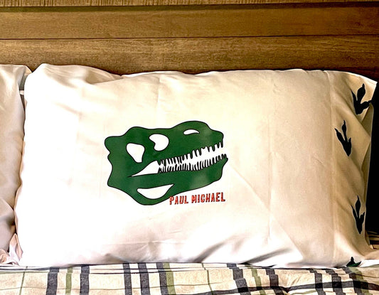 Tyrannosaurus Rex Pillow Case Standard/queen!!! ROAR them to sleep.